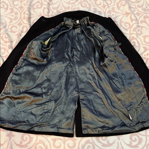 J. Crew Classic Black Trench Coat - Picture 3 of 4